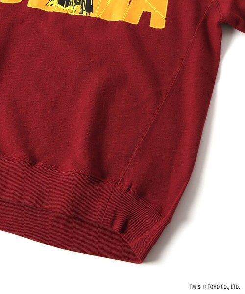 BREEZE（ブリーズ）の「【ゴジラ】VSトレーナー（大人）（スウェット・メンズ・グリーン/ワインレッド/チャコール/ネイビー・LARGE/MEDIUM）」の20枚目の写真