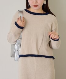 CIAOPANIC TYPY | 前後２WAYモールヤーン配色アンサンブルニットキャミワンピース(ワンピース)