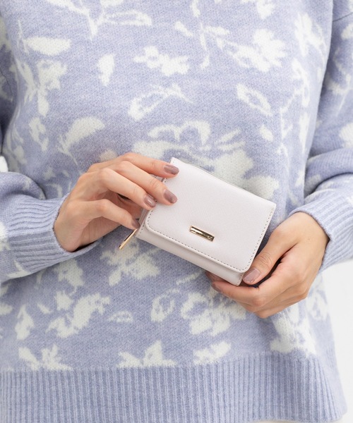Honeys（ハニーズ）の「ジップウォレット（財布・レディース・ホワイト/ブルー/レッド・FREE）」の4枚目の写真