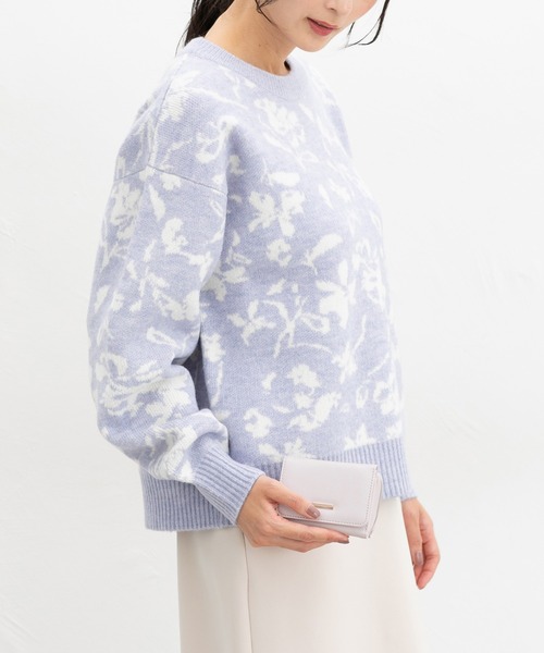 Honeys（ハニーズ）の「ジップウォレット（財布・レディース・ホワイト/ブルー/レッド・FREE）」の5枚目の写真