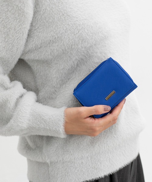 Honeys（ハニーズ）の「ジップウォレット（財布・レディース・ホワイト/ブルー/レッド・FREE）」の8枚目の写真