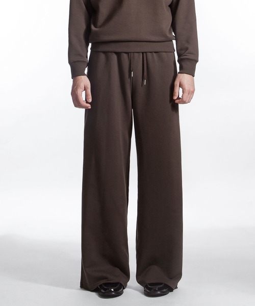 【White Line】 ワイド ストレート スウェットパンツ（スウェットパンツ）｜ZIP FIVE -White Line-（ジップファイブホワイトライン） 5,712円