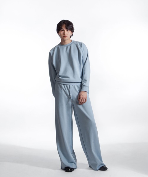 【White Line】 ワイド ストレート スウェットパンツ(スウェットパンツ)|ZIP FIVE -White Line-(ジップファイブホワイトライン) 【White Line】 ワイド ストレート スウェットパンツ(スウェットパンツ)|ZIP FIVE -White Line-(ジップファイブホワイトライン)