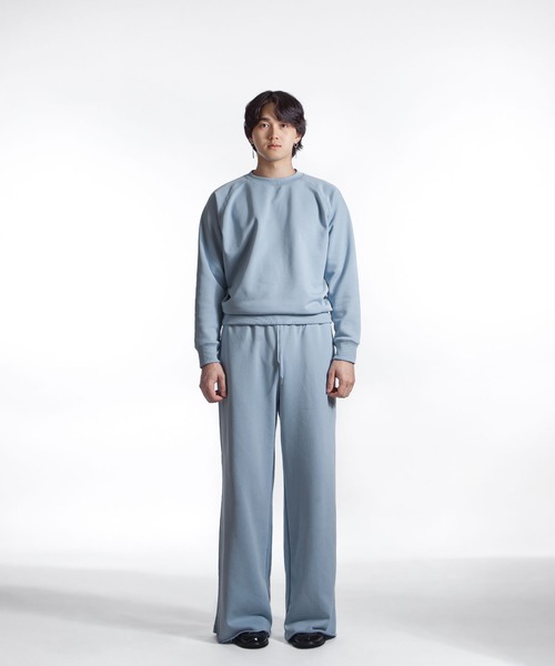 【White Line】 ワイド ストレート スウェットパンツ(スウェットパンツ)|ZIP FIVE -White Line-(ジップファイブホワイトライン) 【White Line】 ワイド ストレート スウェットパンツ(スウェットパンツ)|ZIP FIVE -White Line-(ジップファイブホワイトライン)