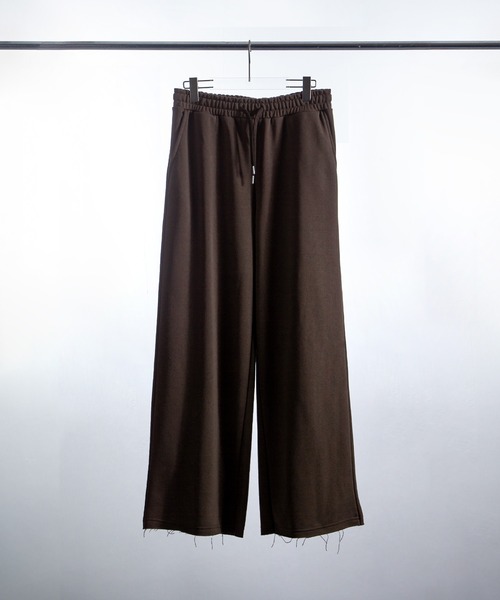 【White Line】 ワイド ストレート スウェットパンツ(スウェットパンツ)|ZIP FIVE -White Line-(ジップファイブホワイトライン) 【White Line】 ワイド ストレート スウェットパンツ(スウェットパンツ)|ZIP FIVE -White Line-(ジップファイブホワイトライン)