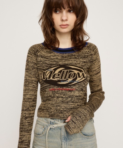 トップス NEW LOGO MONOGRAM PLAID SKIN TOP Men's Off-White Logo Printing Plaid Long Sleeves Dark Purple