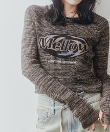 SLY | MELANGE LOGO JQ TOPS メランジ ロゴ ジャガード トップス(ニット/セーター)