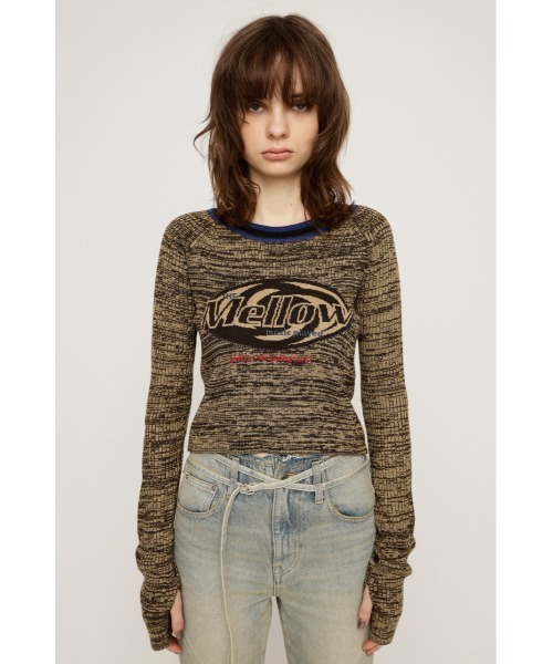 maly logo tops 正規品 SLY（スライ）の「MELANGE LOGO JQ TOPS メランジ ロゴ