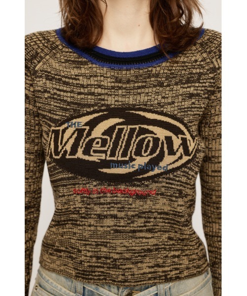 セール】MELANGE LOGO JQ TOPS メランジ ロゴ ジャガード