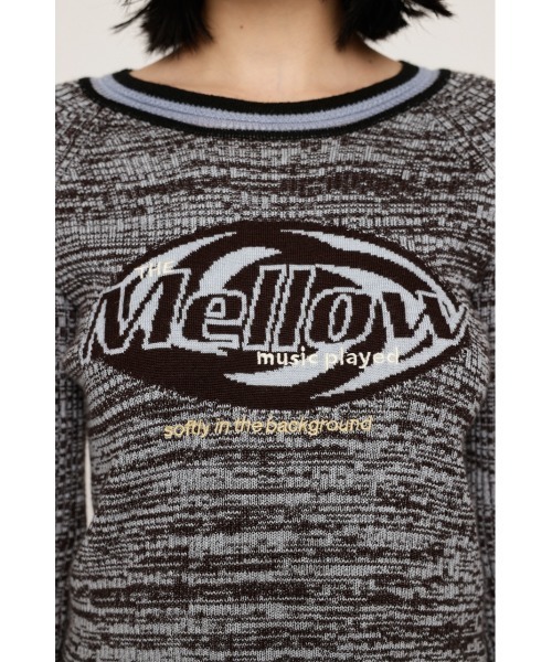 セール】MELANGE LOGO JQ TOPS メランジ ロゴ ジャガード