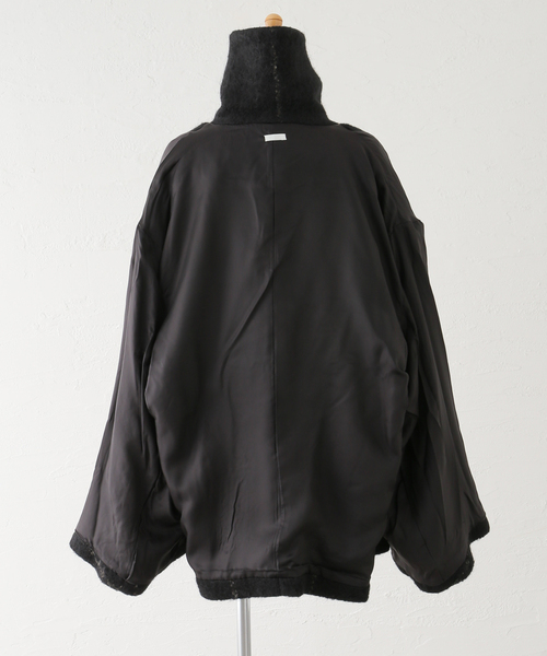 SEEALL(シーオール)の「SEEALL OVERSIZED DOUBLE BREASTED COAT SAW41 JK101:コート(その他アウター・レディース・ブラック・38)」の11枚目の写真