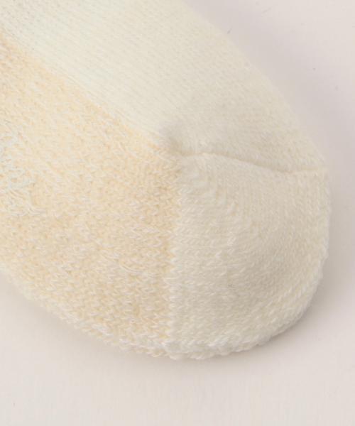 BEAMS BOY（ビームスボーイ）の「BEAMS BOY / ローゲージパイル クルーソックス（ソックス/靴下・レディース・ホワイト/グレー/ネイビー・ONE SIZE）」の11枚目の写真