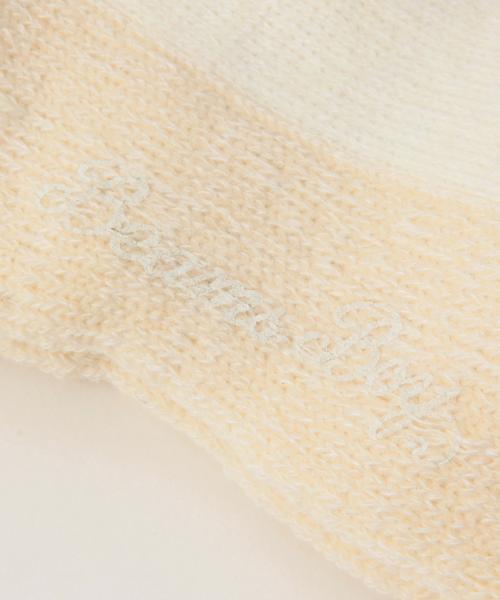 BEAMS BOY（ビームスボーイ）の「BEAMS BOY / ローゲージパイル クルーソックス（ソックス/靴下・レディース・ホワイト/グレー/ネイビー・ONE SIZE）」の12枚目の写真