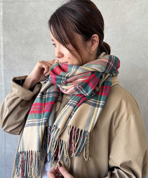 KS)チェックストール（ストール/ショール）｜BAYBLO（ベイブロ）の