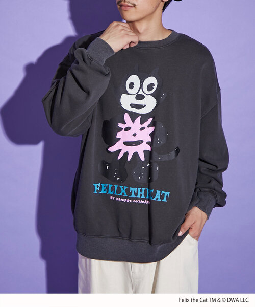 スローブイエナ‧✧̣̇‧別注FELIXスウェット SLOBE IENA（スローブイエナ）の「BALMYDAYS/バルミーデイズ