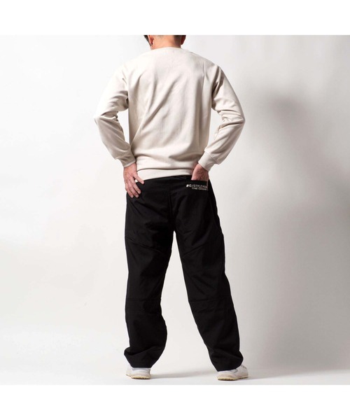 BAYBLO（ベイブロ）の「(SA) スウェード ワンポイント 刺繍 トレーナー（スウェット・メンズ・ブラック/アイボリー/グレー/ブラウン・M/L/LL）」の9枚目の写真