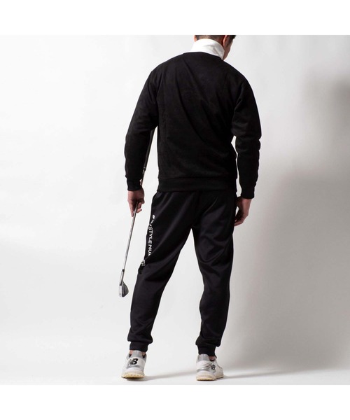 BAYBLO（ベイブロ）の「(SA) スウェード ワンポイント 刺繍 トレーナー（スウェット・メンズ・ブラック/アイボリー/グレー/ブラウン・M/L/LL）」の14枚目の写真