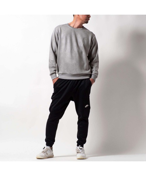 BAYBLO（ベイブロ）の「(SA) スウェード ワンポイント 刺繍 トレーナー（スウェット・メンズ・ブラック/アイボリー/グレー/ブラウン・M/L/LL）」の18枚目の写真