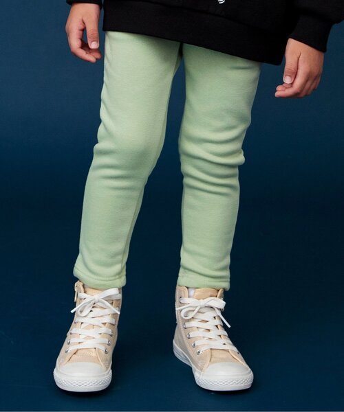 BREEZE（ブリーズ）の「あったかカラバリレギパン（その他パンツ・キッズ・キャメル/キナリ/グレー/ピンク/ミント/イエロー/インディゴブルー/ブラック・80/90/100/110/120/130/140）」の4枚目の写真