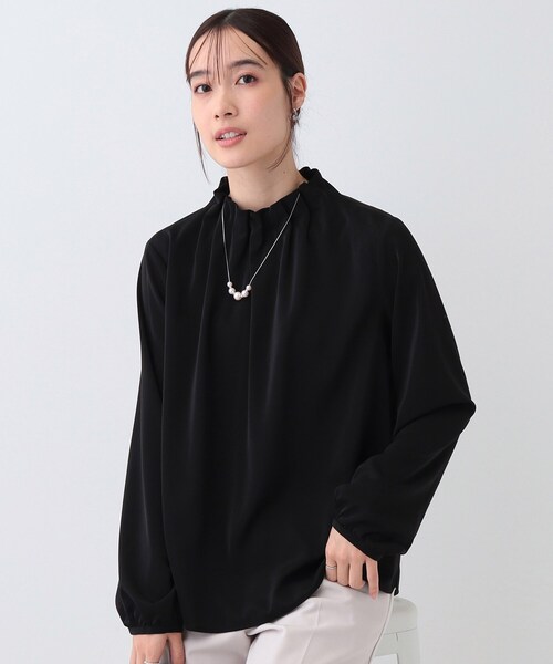 セール】【S-3L/洗える/セレモニー】さらり軽やか フリルスタンド