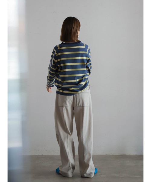 tシャツ ダブルラインボーダー　ラグランP/O レディース ダブルラインボーダー ラグランP/O | NOMBRE IMPAIR