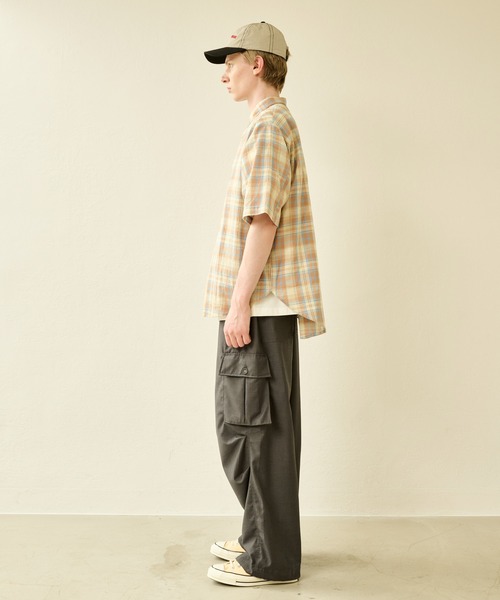 Kelen(ケレン)の「「KELEN MENS / ケレン メンズ」 SHORT SLEEVE SHIRT BRIAR(シャツ/ブラウス・メンズ・ブラック/ピンク/チェック・38/40)」の12枚目の写真