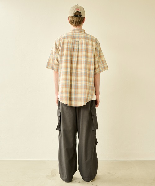 Kelen(ケレン)の「「KELEN MENS / ケレン メンズ」 SHORT SLEEVE SHIRT BRIAR(シャツ/ブラウス・メンズ・ブラック/ピンク/チェック・38/40)」の13枚目の写真