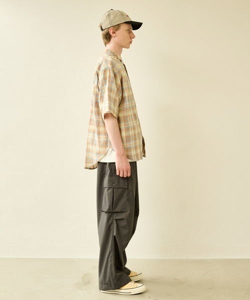 Kelen(ケレン)の「「KELEN MENS / ケレン メンズ」 SHORT SLEEVE SHIRT BRIAR(シャツ/ブラウス・メンズ・ブラック/ピンク/チェック・38/40)」の14枚目の写真