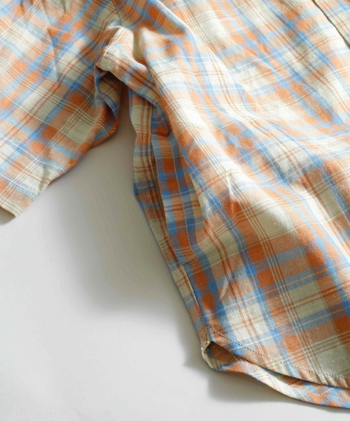 Kelen(ケレン)の「「KELEN MENS / ケレン メンズ」 SHORT SLEEVE SHIRT BRIAR(シャツ/ブラウス・メンズ・ブラック/ピンク/チェック・38/40)」の21枚目の写真