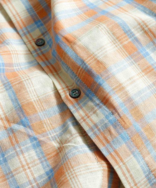Kelen(ケレン)の「「KELEN MENS / ケレン メンズ」 SHORT SLEEVE SHIRT BRIAR(シャツ/ブラウス・メンズ・ブラック/ピンク/チェック・38/40)」の22枚目の写真