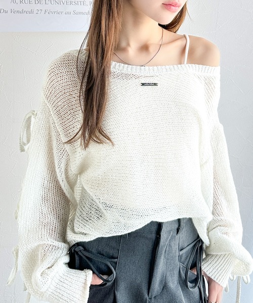 Bibiy. EMILIA COLLAR KNIT ニット　半袖　ホワイト 25SS_june5.jpg?v=1748850362&