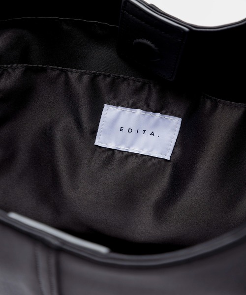 EDITA.（エディータ）の「Simple large tote　シンプル / 通勤 / 大容量（トートバッグ・レディース・ブラック・FREE）」の10枚目の写真