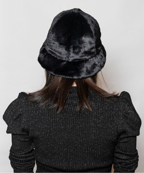 CA4LA ファーのバケットハット CA4LA フェイクファー ファー バケットハット 【公式通販】