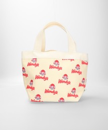 WENDY’S LUNCH TOTE BAG / ランチ / トートバッグ / ウェンディーズ / ミニ / コンパクト / カジュアル / 総柄 / プリント