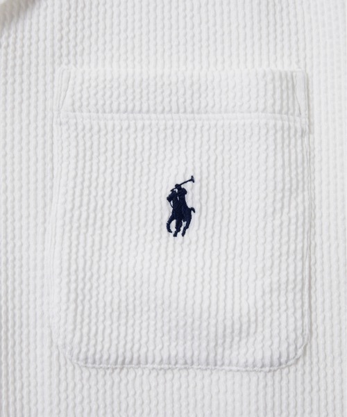 POLO RALPH LAUREN(ポロ ラルフ ローレン)の「【POLO RALPH LAUREN】ショートスリーブパジャマトップ(シャツ/ブラウス・メンズ・ネイビー/ホワイト/サックスブルー・MEDIUM/LARGE/X-LARGE)」の4枚目の写真