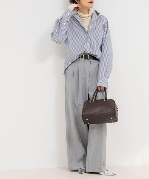 NOLLEY’S(ノーリーズ)の「《オールシーズン対応》ウォッシャブルHandsomeサスペンダー2WAYパンツ(その他パンツ・レディース・ブラック/ライトグレー・38/36/40)」の10枚目の写真