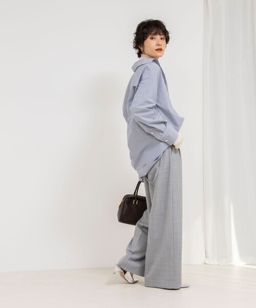 NOLLEY’S(ノーリーズ)の「《オールシーズン対応》ウォッシャブルHandsomeサスペンダー2WAYパンツ(その他パンツ・レディース・ブラック/ライトグレー・38/36/40)」の11枚目の写真