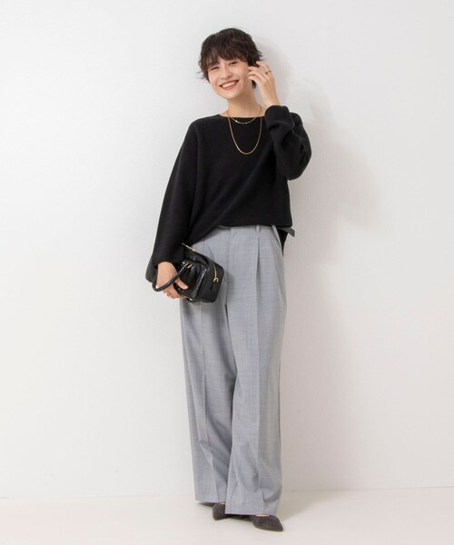 NOLLEY’S(ノーリーズ)の「《オールシーズン対応》ウォッシャブルHandsomeサスペンダー2WAYパンツ(その他パンツ・レディース・ブラック/ライトグレー・38/36/40)」の14枚目の写真