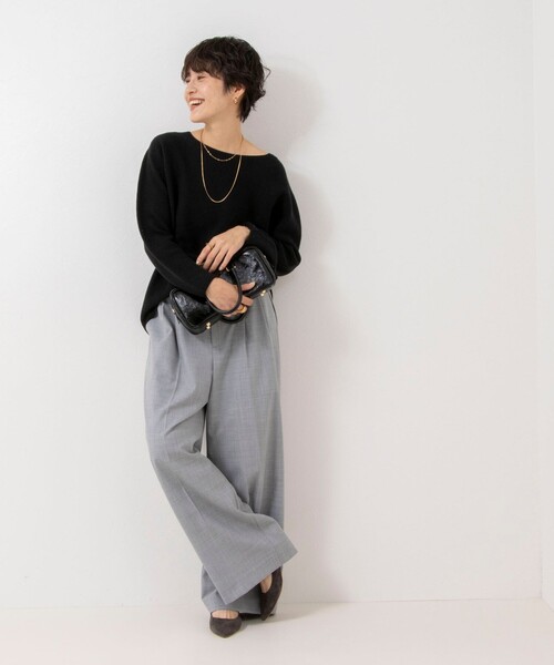 NOLLEY’S(ノーリーズ)の「《オールシーズン対応》ウォッシャブルHandsomeサスペンダー2WAYパンツ(その他パンツ・レディース・ブラック/ライトグレー・38/36/40)」の15枚目の写真