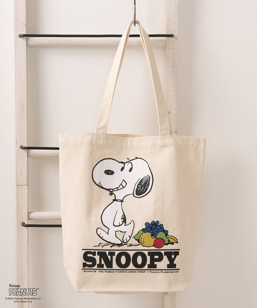 peanuts　ビンテージトートバック ルートート/SNOOPY IP.トール.ジャガード.Peanuts-8P（トート