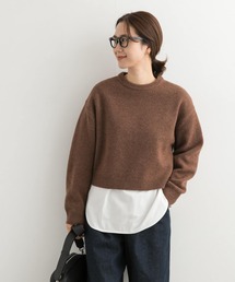 アーバンリサーチ ニット セーター 長袖 ウール/アルパカ混 無地 M相当 トップス レディース フリーサイズ ブラウン URBAN RESEARCH 楽天市場】アーバンリサーチ ニット セーター 長袖 ウール