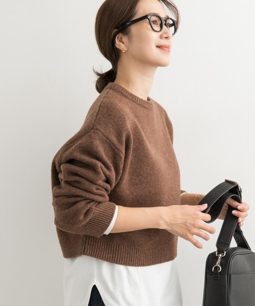 LONGO ショートパンツ S022419L サマーニット イタリア製 LONGO ロンゴ ショートパンツ S022419L レディース ハーフパンツ