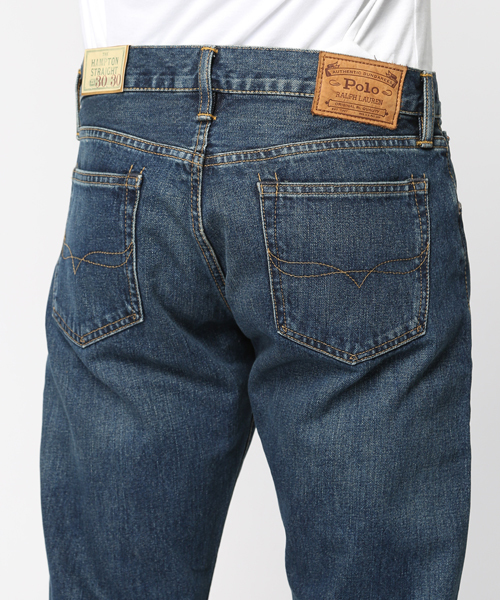 POLO RALPH LAUREN（ポロ ラルフ ローレン）の「Hampton ストレートフィット ジーンズ（デニムパンツ・メンズ・ブルー・30/30/32/32/34/32/40/32/42/32）」の5枚目の写真