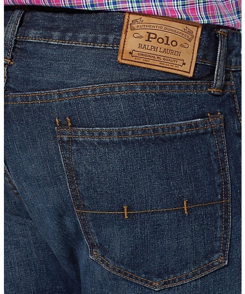 POLO RALPH LAUREN（ポロ ラルフ ローレン）の「Hampton ストレートフィット ジーンズ（デニムパンツ・メンズ・ブルー・30/30/32/32/34/32/40/32/42/32）」の16枚目の写真