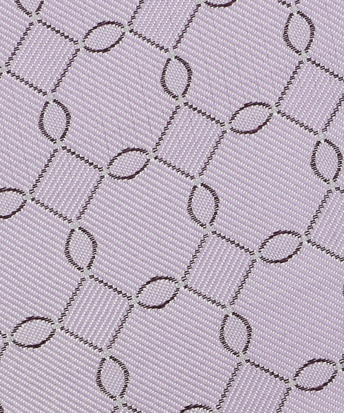 MONSIEUR NICOLE（ムッシュニコル）の「ジオメトリックジャカード ネクタイ（ネクタイ・メンズ・ネイビー/ブラック/ブルー/ラベンダー・FREE）」の6枚目の写真