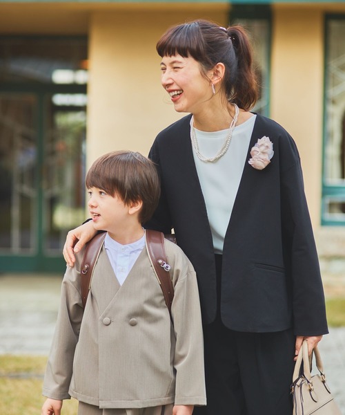 studio CLIP（スタディオクリップ）の「シンプルTブラウス《オケージョン2025》（シャツ/ブラウス・レディース・ネイビー/オフホワイト/ブラウン系その他・FREE）」の8枚目の写真