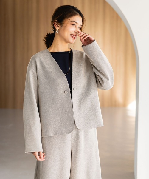 studio CLIP（スタディオクリップ）の「シンプルTブラウス《オケージョン2025》（シャツ/ブラウス・レディース・ネイビー/オフホワイト/ブラウン系その他・FREE）」の20枚目の写真