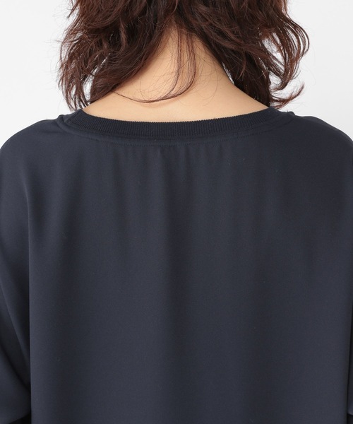 studio CLIP（スタディオクリップ）の「シンプルTブラウス《オケージョン2025》（シャツ/ブラウス・レディース・ネイビー/オフホワイト/ブラウン系その他・FREE）」の13枚目の写真