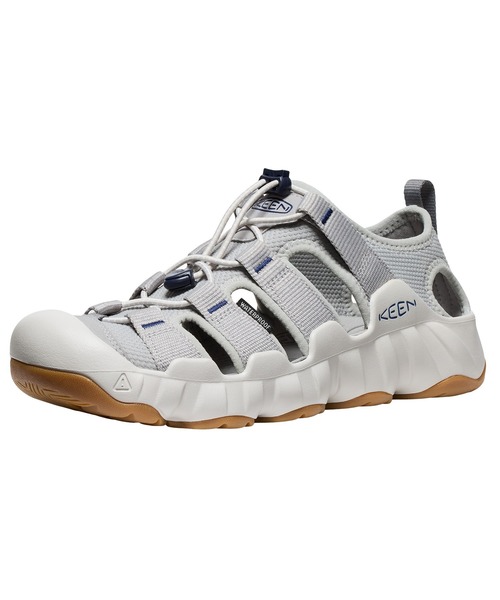 KEEN（キーン）の「KEEN/キーン メンズ スニーカー 水陸両用 アウトドア フェス キャンプ HYPERPORT H2 ハイパーポート 1030195（スニーカー・メンズ・ホワイト×グレー・27.0cm/28.0cm/26.5cm/27.5cm/26.0cm/25.5cm/29.0cm/28.5cm）」の2枚目の写真