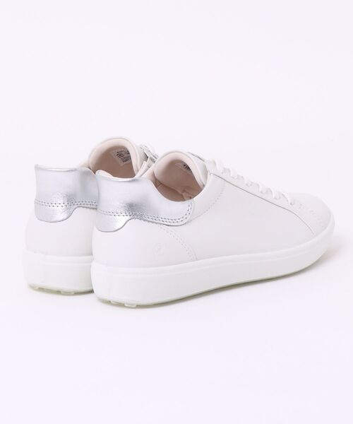 ECCO（エコー）の「ECCO ソフト 7 本革 レディース カジュアル スニーカー（スニーカー・レディース・ホワイト×シルバー/ホワイト・36/37/38/39/40/35）」の3枚目の写真